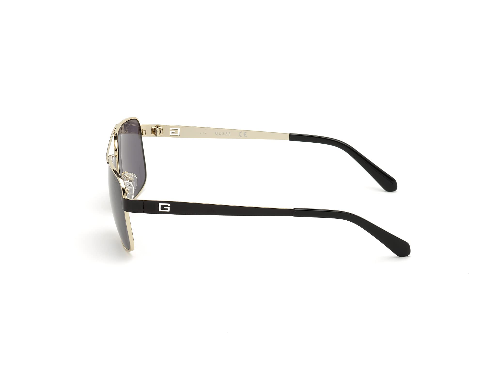 GUESS mens Classic Sunglasses, Gold, 58 15 150 US