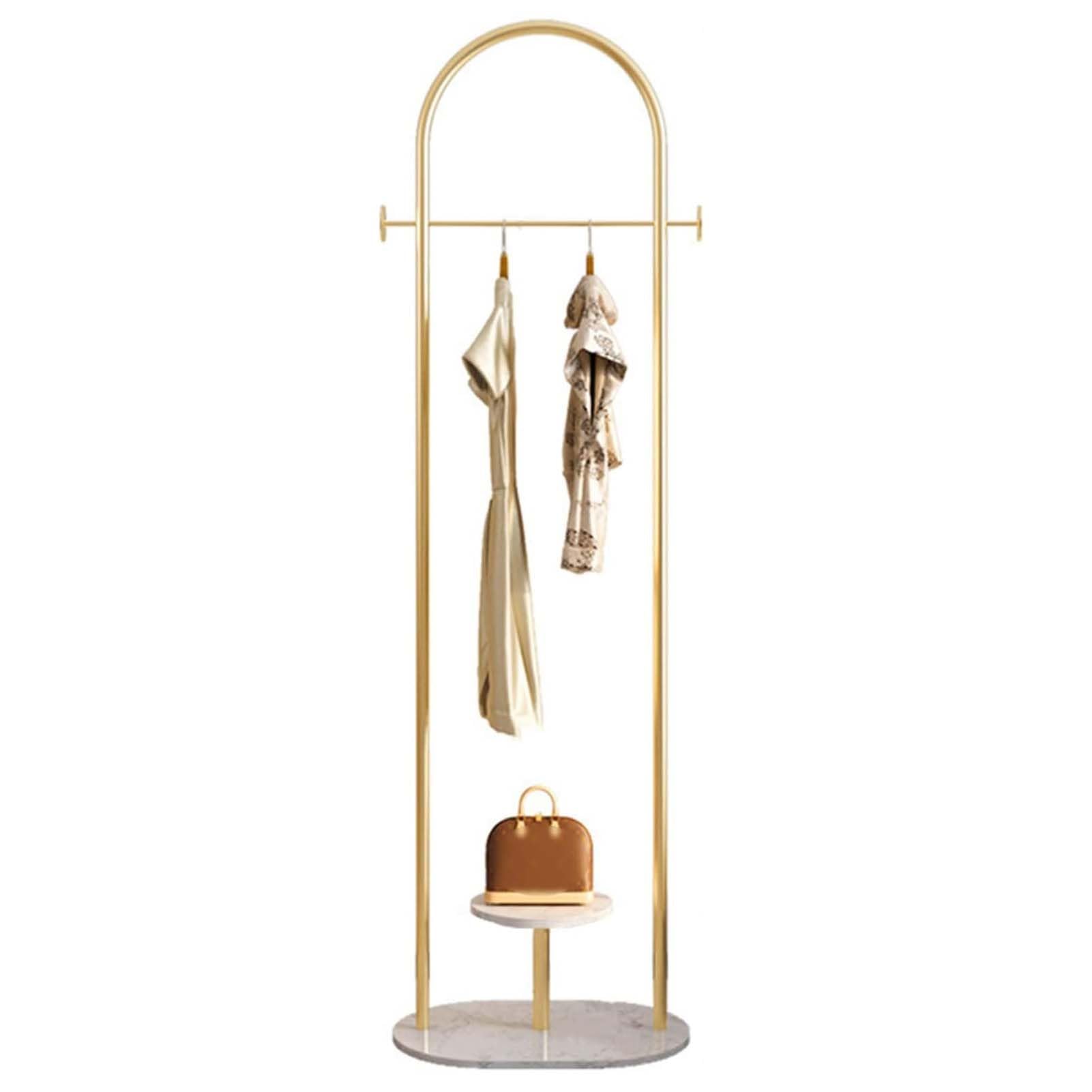 THEGA Modern Coat Racks, For Bedroom Retail Store Boutique Stylish NCoat Hanger Hat Scarf Jacket Organizer, Wall Mounted Clothes Hanger Space-Saver(D)