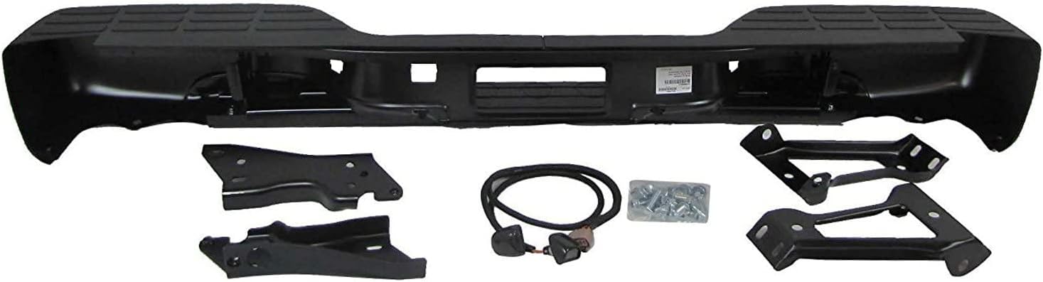 99-07 Silverado/SIRRA 1500 2500 FLEETSIDE Rear Bumper BLK W/Bracket Hitch Assy