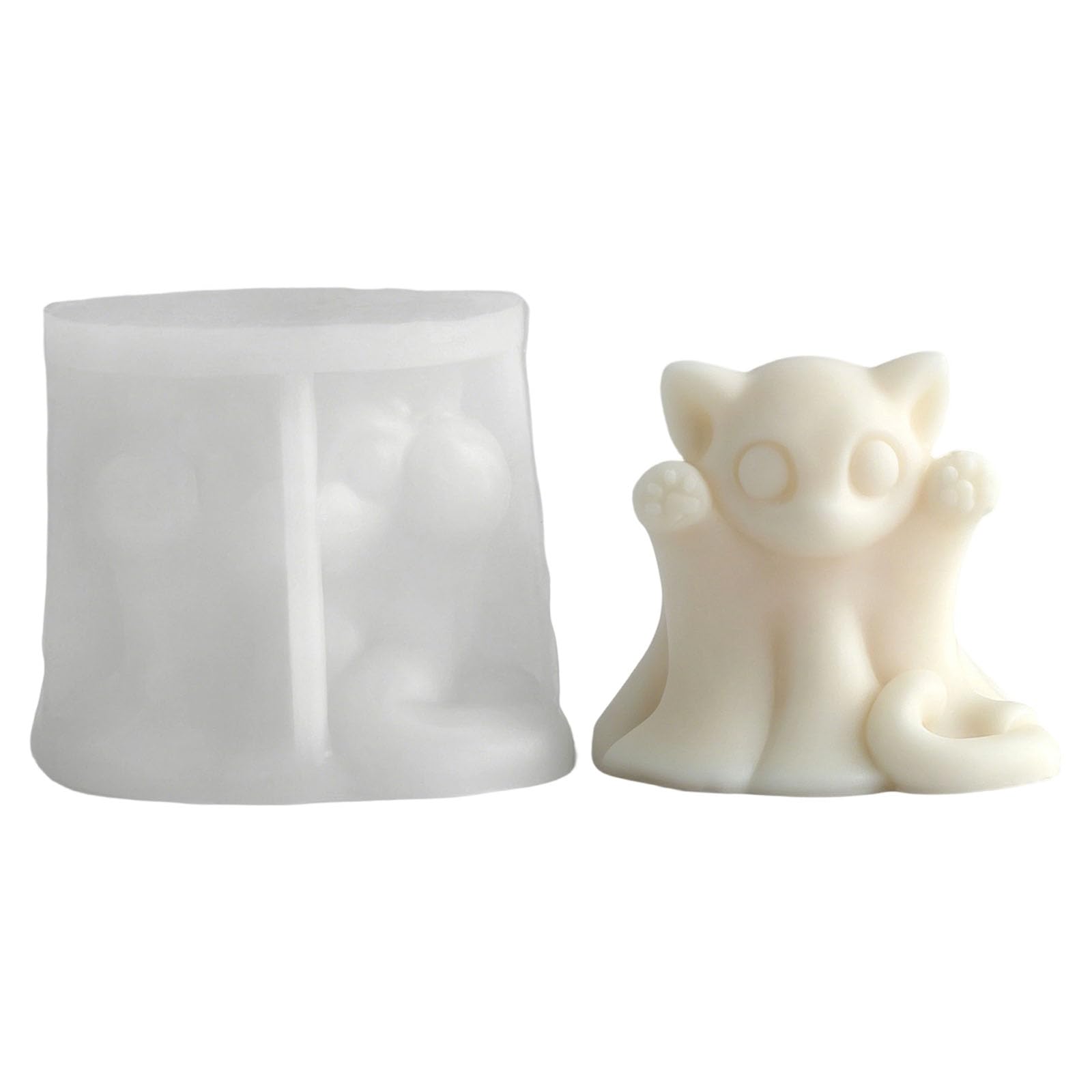 NRVTRE Safe Silicone Craft Featuring Specters Puppy Cats Pattern for Holiday Decoration Pet