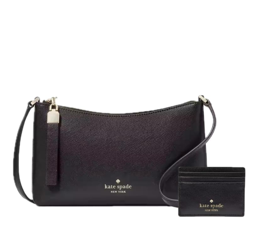 Kate Spade New York Pacote transversal Sadie com porta-cartões Madison Slim (preto), Preto