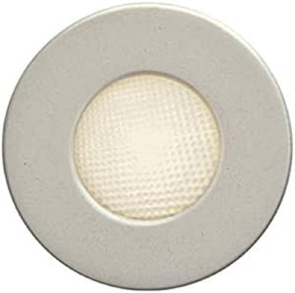Balizas LYRA R/WW encastrable 230V avec diffuseur transparent en nickel