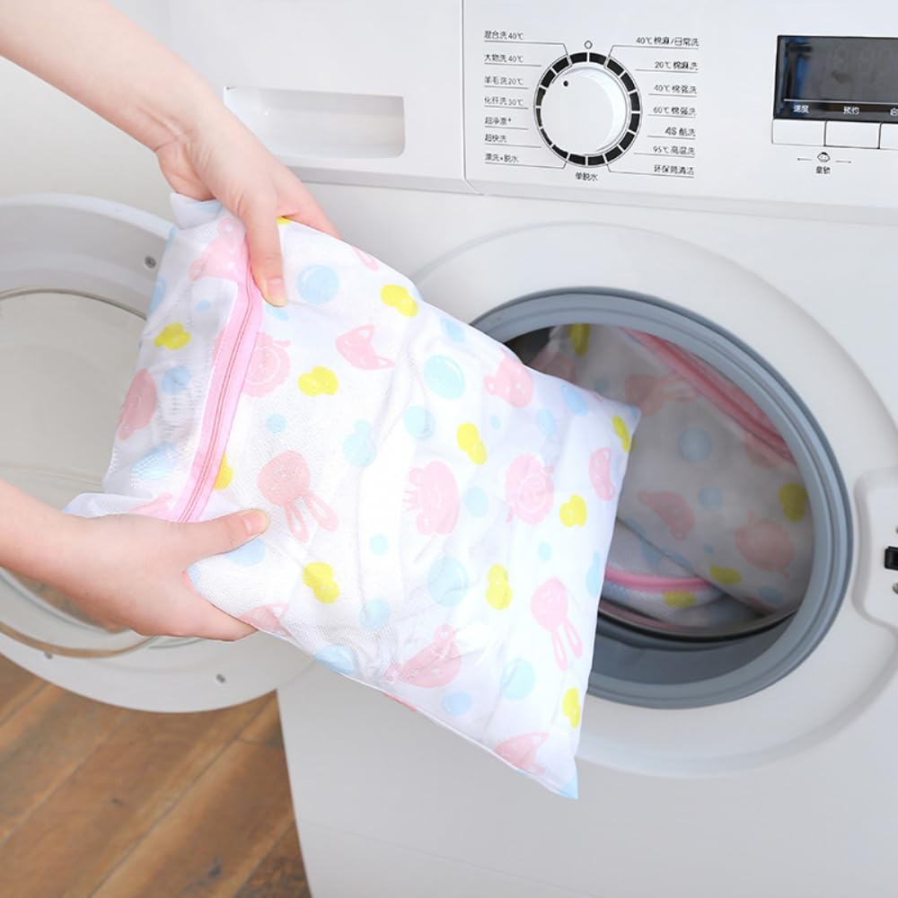 LUZOON Waszak wasnet voor wasmachine 9 stuks waszak laundry bag waszak