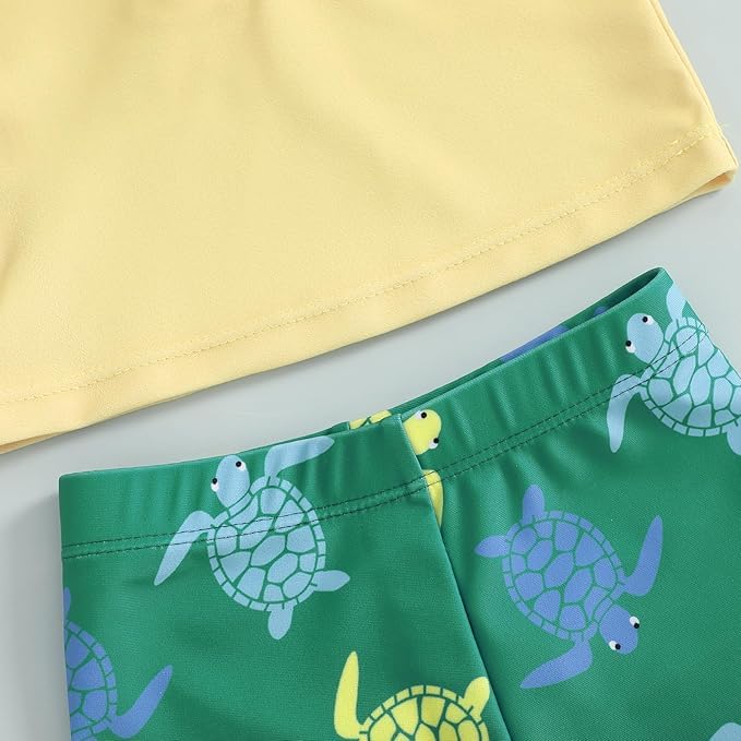 Image of Baby and Toddler Boys' 3-Piece Swimsuit Set Kids Bathing Suit Swimwear with Hat Surfing Suit UPF 50+ FBA