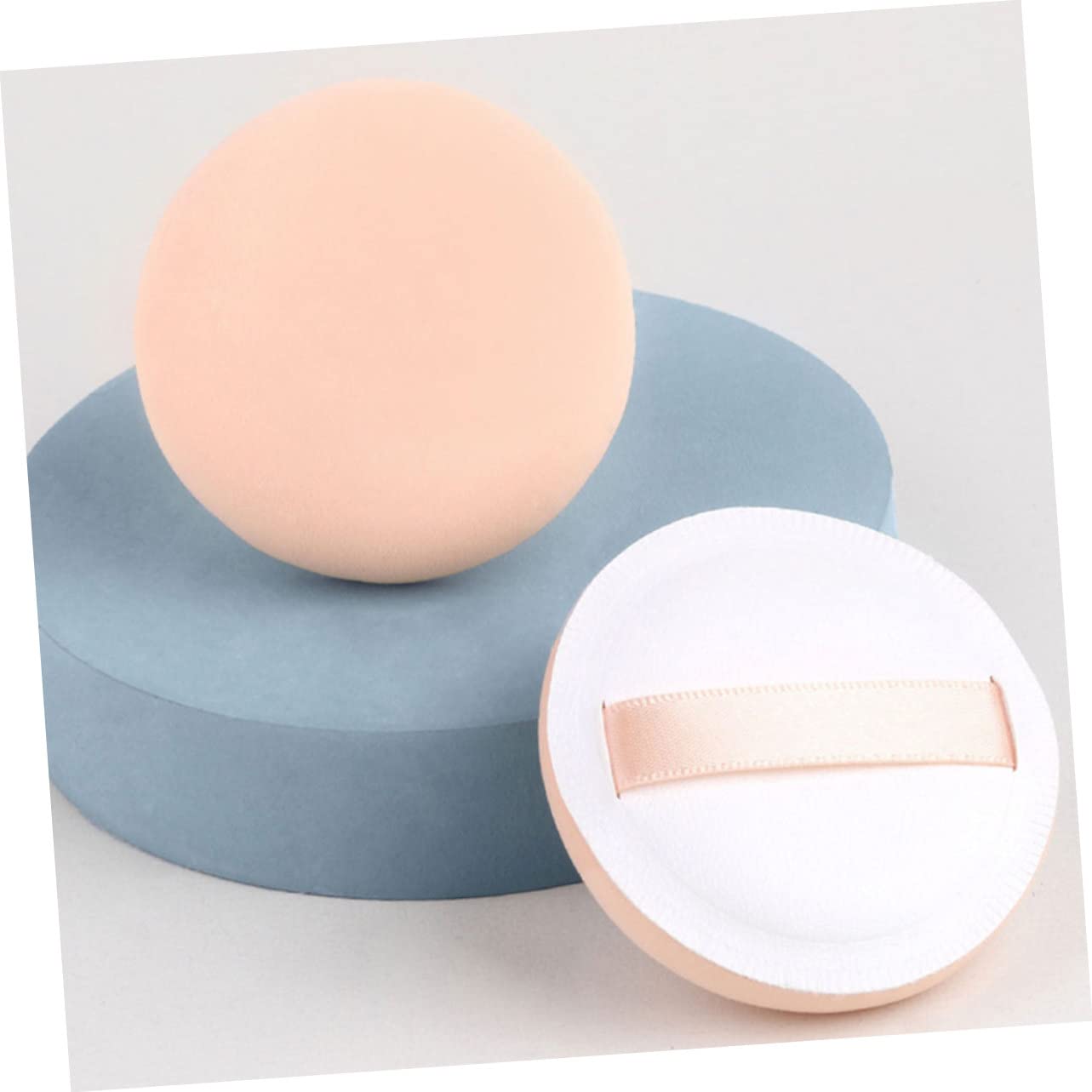 Beavorty Pz soffio a cuscino d'aria dischetti di cotone per il viso soffi morbidi fard in crema portatile Piumini da cipria portatili accessori per il trucco