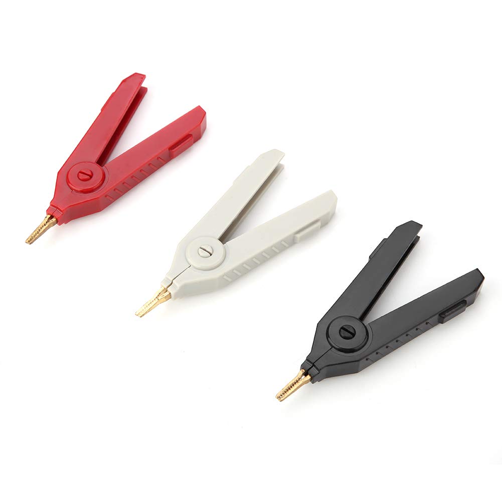 P2004 3 Pezzi Rame, Pinza di Test 20A Placcato Oro Kelvin L CRClip