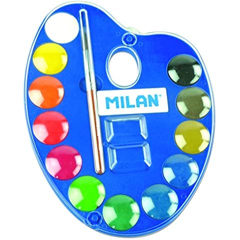 MILAN Acuarelas con 12 pastillas y 1 pincel Cover