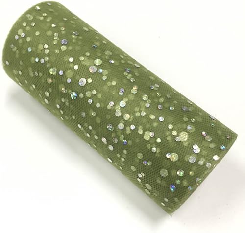 Miniatura 5 de Rollo de tul con lentejuelas con purpurina, decoración de boda, suministros de organza para fiestas de cumpleaños, carrete de tela, vestido tutú de