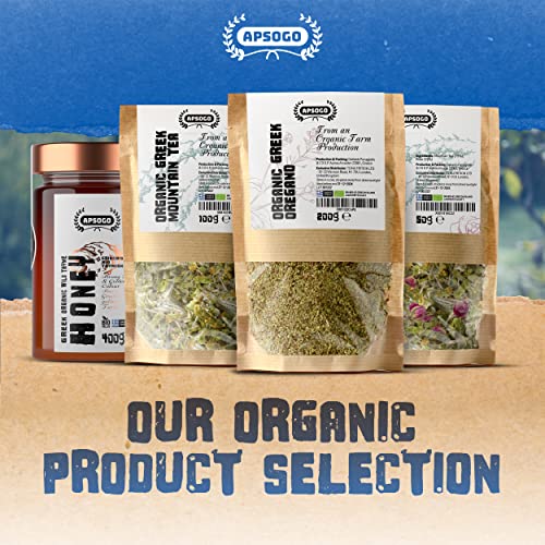 Apsogo Oregano - Getrockneter Bio Oregano aus Griechenland - Premium Qualität & ausgezeichneter Geschmack (400g)