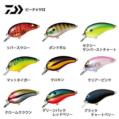 ダイワ ピーナッツ Ⅱ マットチャート Daiwa Peanut II 6個入 Amazon.co.jp: ダイワ(DAIWA) バス ピーナッツ2 ブラック