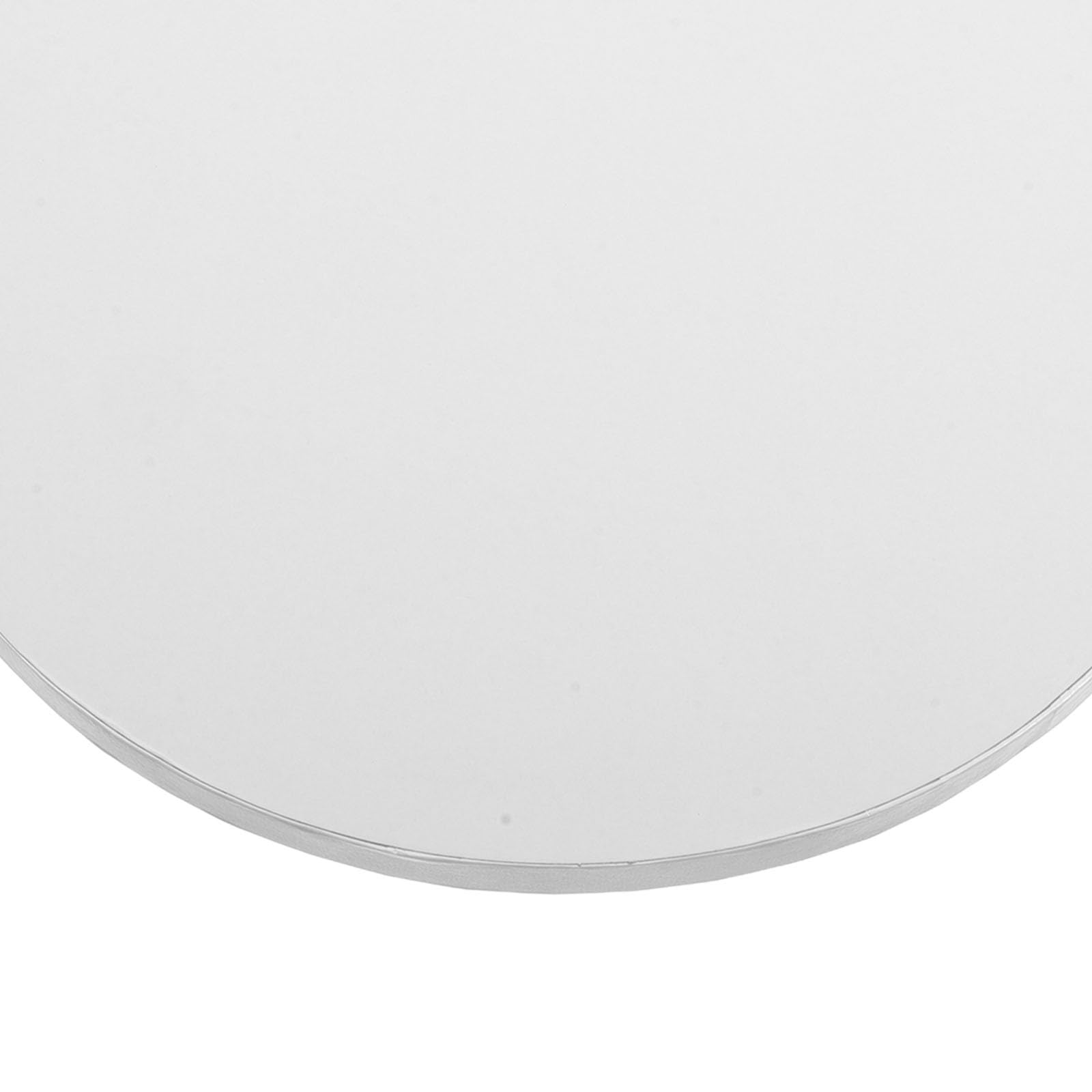 VALICLUD Plateaux à Gâteaux Ronds en Papier Ondulé Blanc 5 Pièces