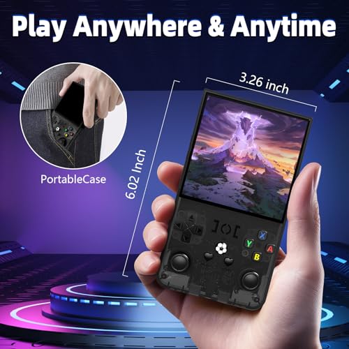 R36MAX Retro Gaming Console, Retro Handheld Games Console with 64GB TF Card, Portable Hand Held Open Source Linux System, 4.0 inch IPS HD Screen Video Game Consoles, 4000mAh Battery - Image 3