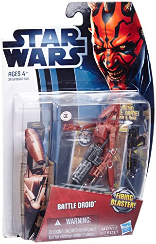 Star Wars Battle Droid Red MH04 Episode I Saga Legends Action Figure