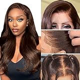 FNSD Brown Lace Front Wigs Human Hair 13X4 Body Wave Human Hair Wigs for Black Women 4# Chocolate...