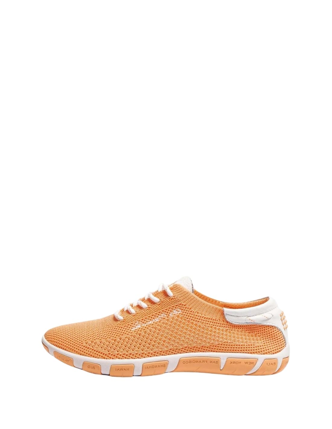 tbs Jazaria Segelschuh, Flyknit Eco PET, Melon+Blanc, Wechselfußbett, Q7C39 Gelb
