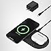 Belkin 2-in-1 Wireless Charging Pad w/ Qi2 15W + Additional USB-C Port - MagSafe-Compatible Charger, Charging Station for iPhone 16 & 15 Series, Samsung Galaxy S25 Series, AirPods, & More - Black