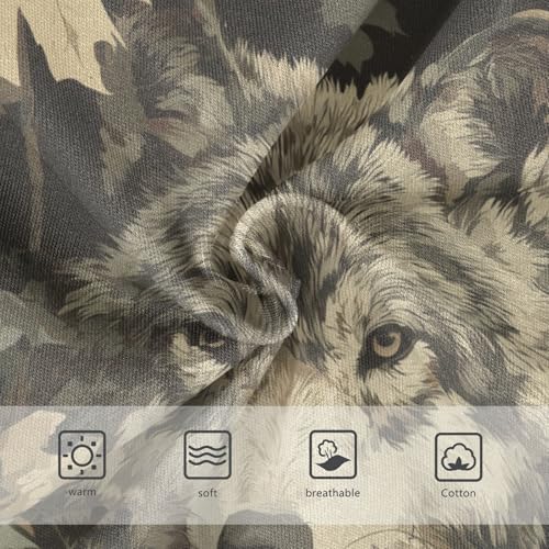 Girls Underwear Soft Cotton Camo Wolf Kids Panties in Sizes 2/3t, 4t, 5t, 6 and 83