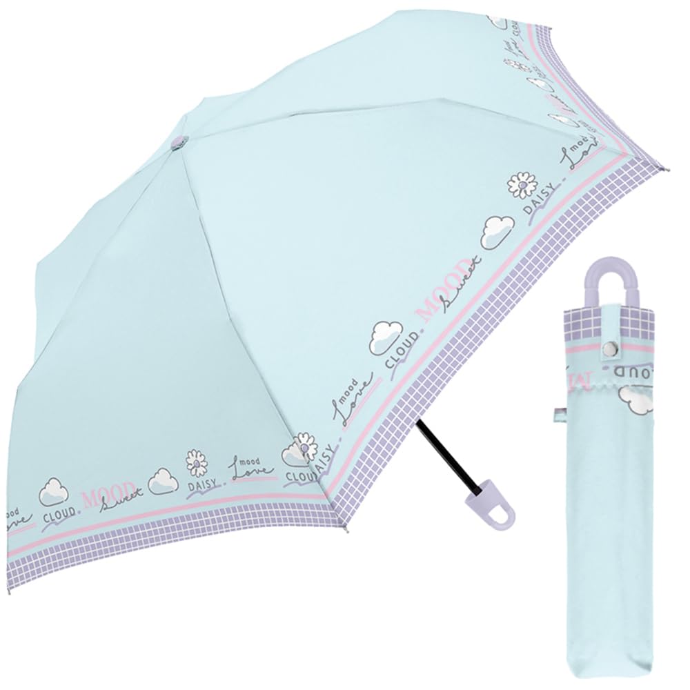 Amazon.co.jp: カラビナ付キッズ折りたたみ傘 55cm 折りたたみ傘