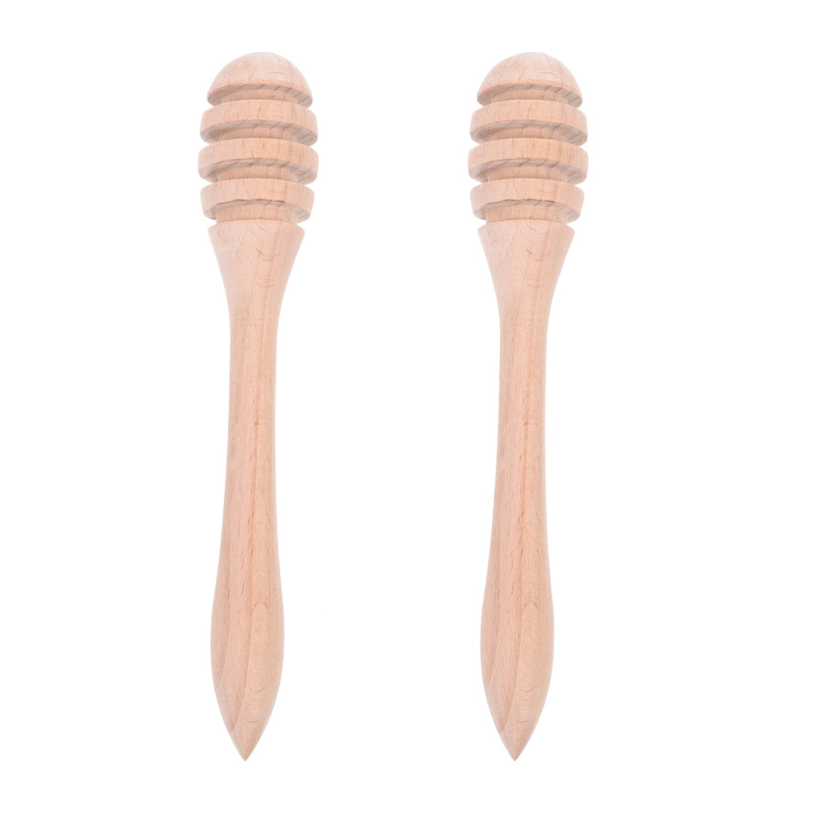 Cabilock Simple Wooden Honey Stirrer Honey Wand Supplies Sticks Set Household Tableware