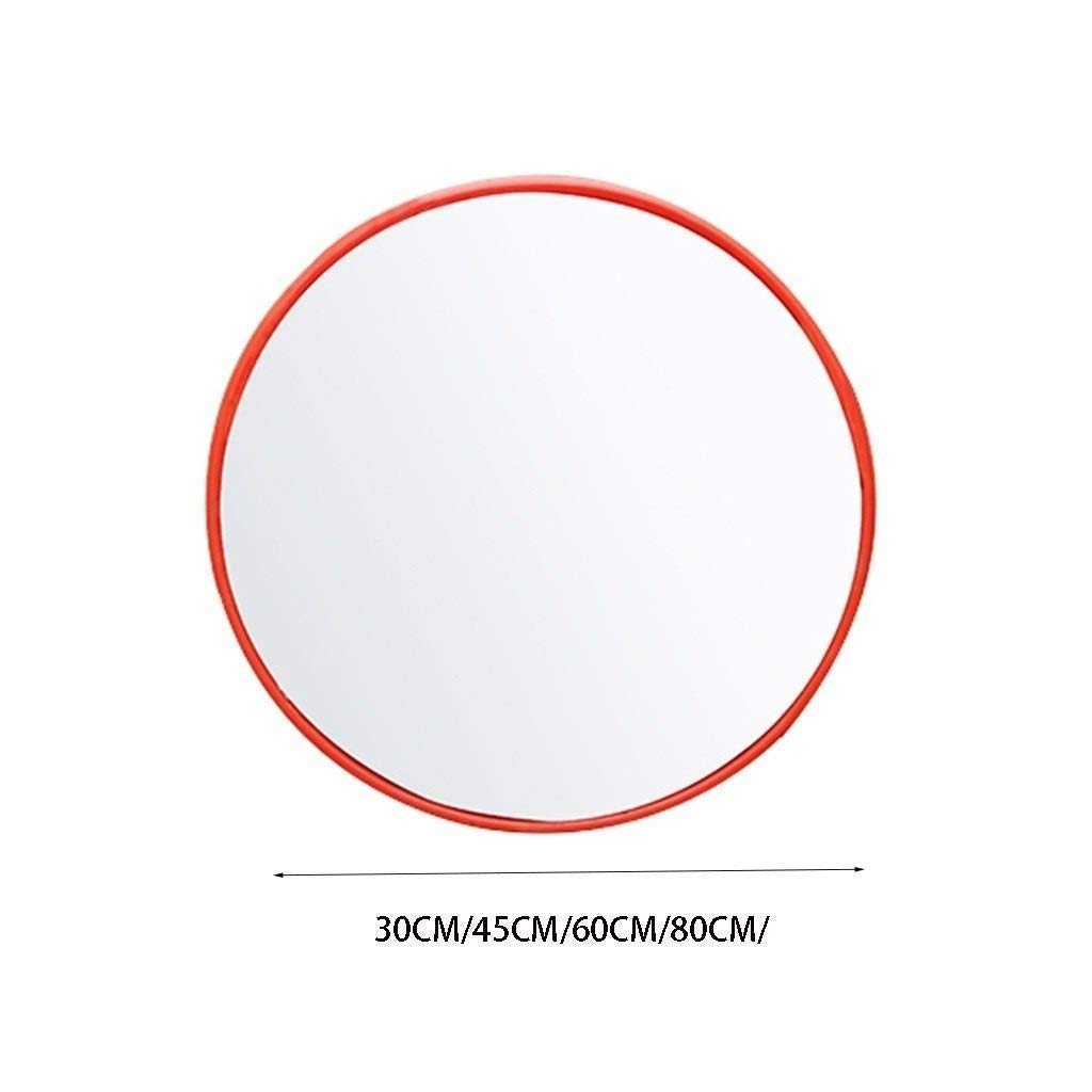 Espejo de Seguridad Tienda de conveniencia Plástico Gran Angular Plástico Durable Espejo Convexo portátil Sótano Garaje Espejo de Punto Ciego 30-80CM (Tamaño: 60CM)