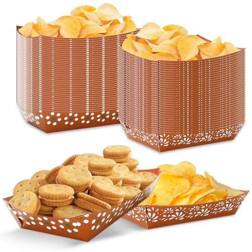 Whaline 50 Pcs Mexico Fiesta Paper Snack Trays Disposable Paper Food Boats Cielito Lindo Party Serving Trays Greaseproof Foods Holders for Mexican Themed Party Indoor Outdoor Supplies