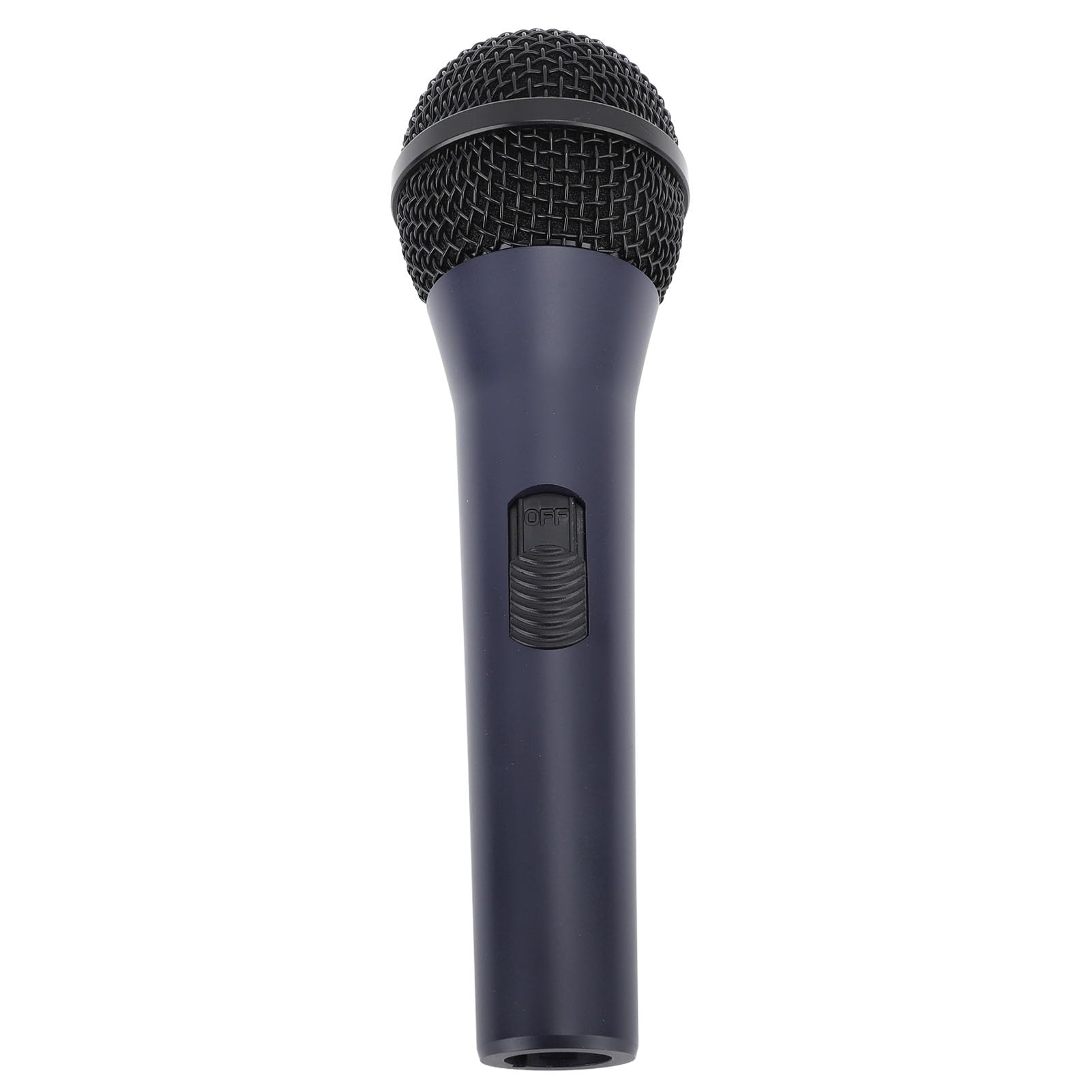 Mikrofon przewodowy do śpiewania, dynamiczny mikrofon wokalny z metalową siatką, mikrofon ręczny z wyważonym wyjściem, ergonomiczny uchwyt do karaoke, występów na żywo, mowy na świeżym