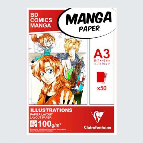 Le bloc Papier Manga Clairefontaine