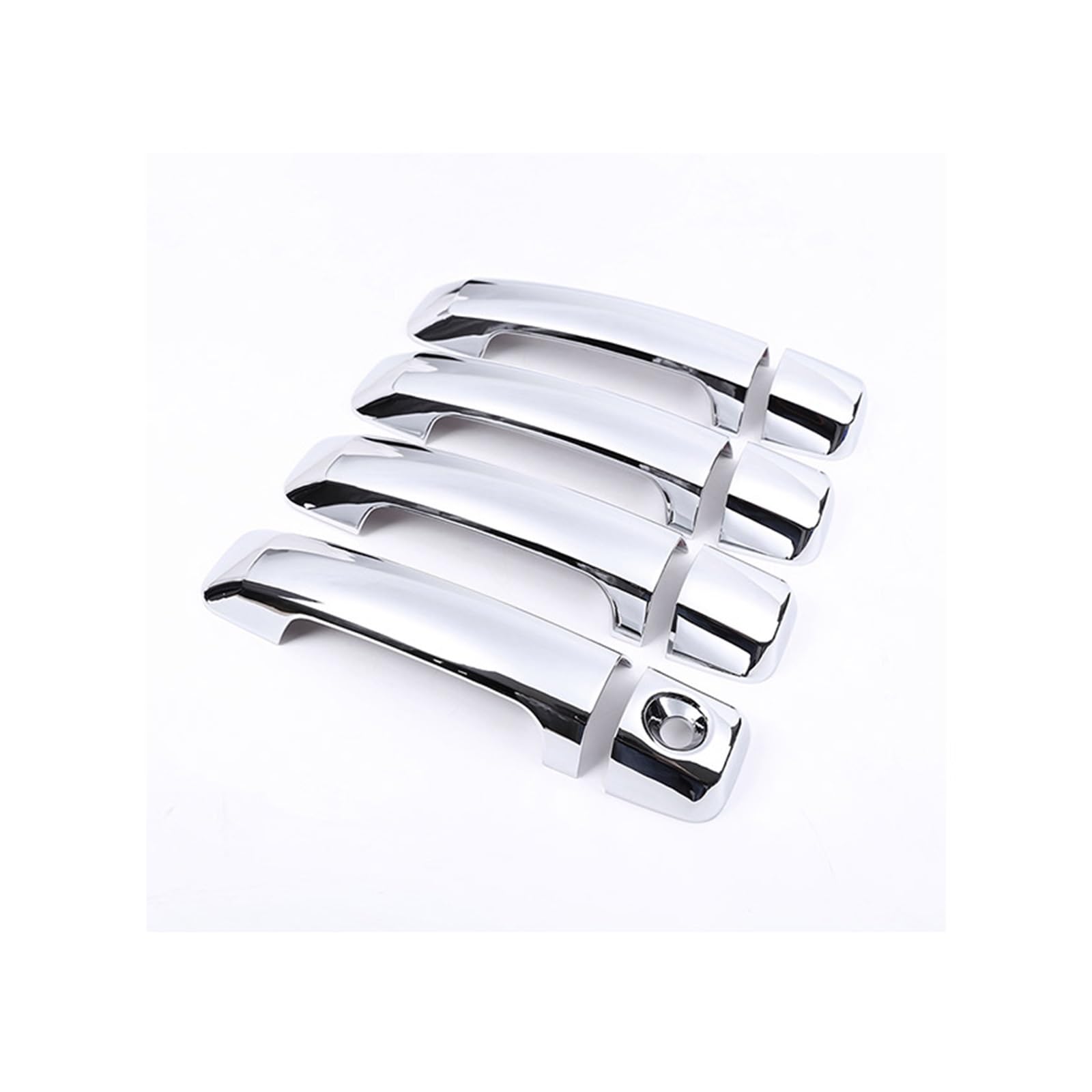 TINGYUS for Toyota for Tundra 2007-2021 for Sequoia 2008-2015 Exterior Door Handle Cover Trim Accessories Car Interior Mouldings(Bright Silver)