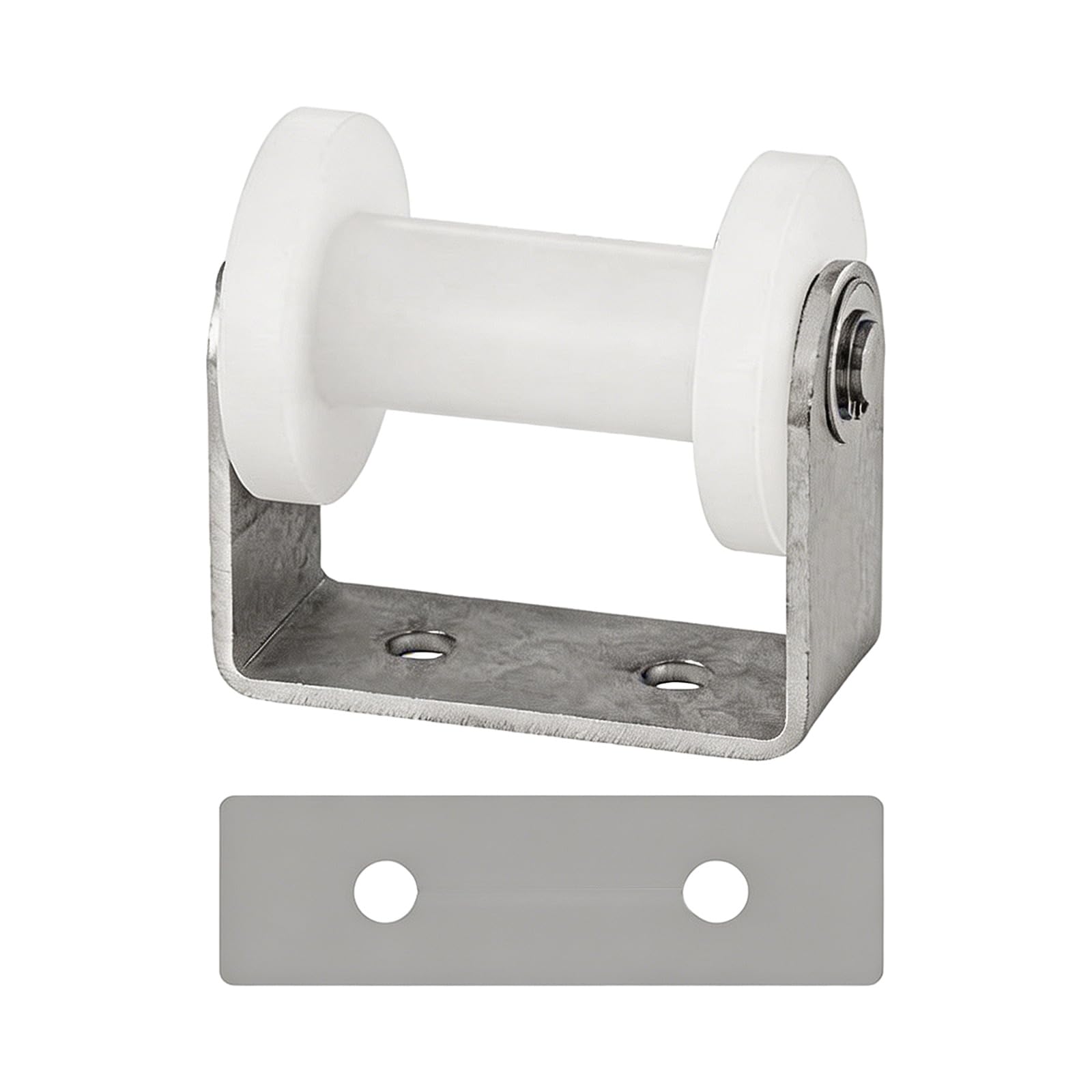 Purplelily 62Mm Resistant Nylon Pulley Guide Bearings Double Bearing Guide Wheel Square Track Roller For Sliding Doors Double Bearing Wheel