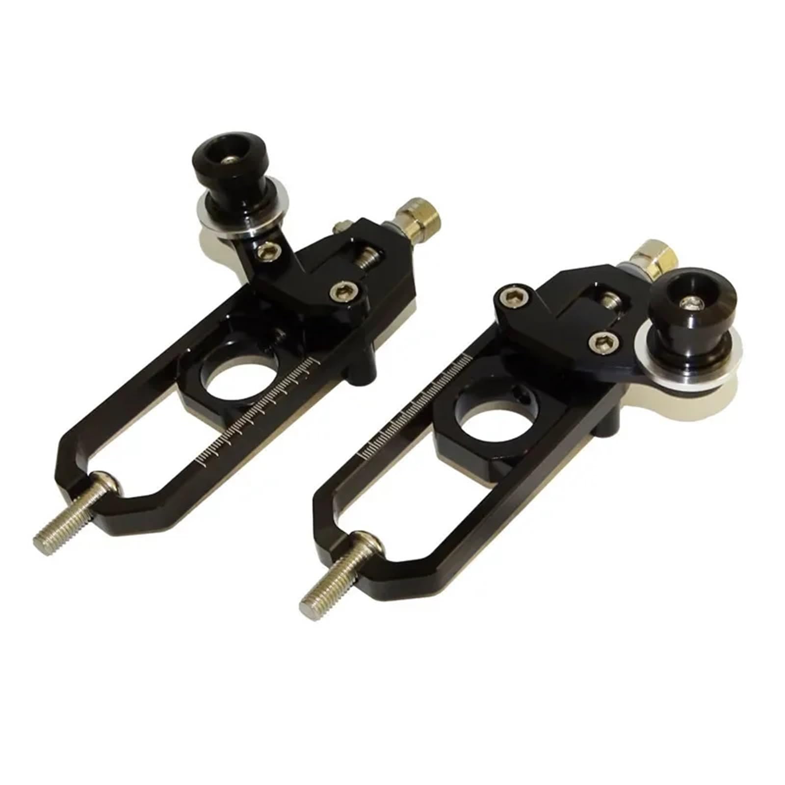 Regulator Korektora łańcucha Pasuje do Kawasaki pasuje do Ninja ZX-10R ZX10R 2011-2015 regulatory łańcucha osi koła napinacz szpule wahacza Regulator łańcucha(Black)