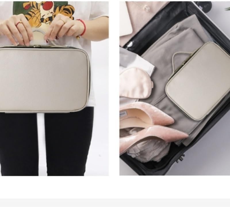 Super-large-capacity Makeup Bag Waterproof Toiletry Storage Portable Handle Women's Travel image 3