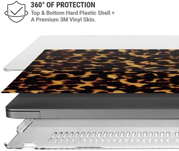Skinit Case + Skin Compatible with MacBook Pro 14in (2021) Originally Designed Tortoise Shell Design