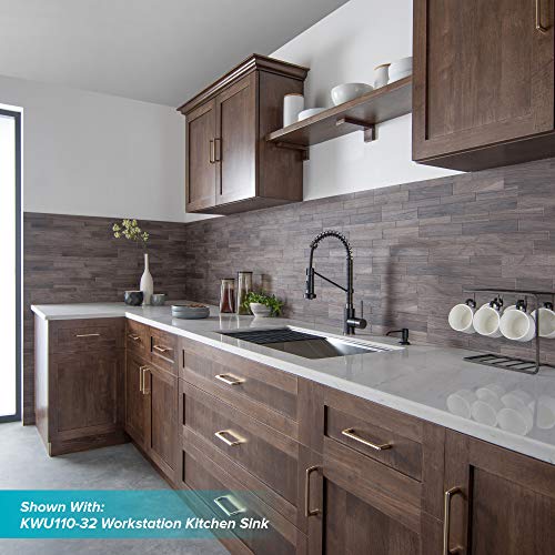 KRAUS Matte Black Black Stainless Pull Down Kitchen Faucet KPF-1610MBSB - image 9