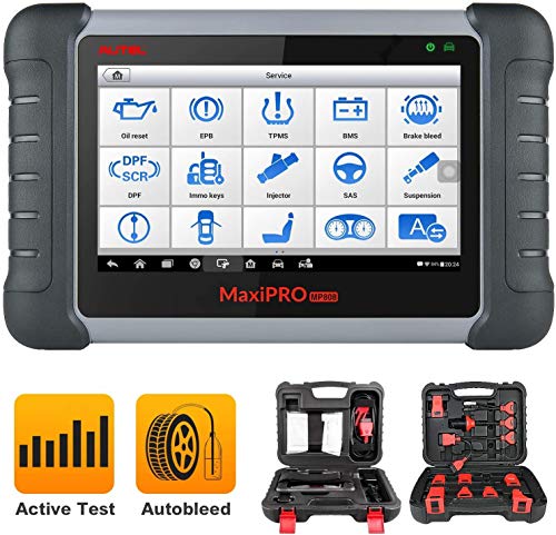 Autel MaxiPRO MP808K Outil de Diagnostic OBD2, Contrôle bidirectionnel, Tests Actifs, Programmation clé, SAS, EPB, BMS, DPF, Réinitialisation TPMS, ABS, Version Mise à Jour de DS808,MP808