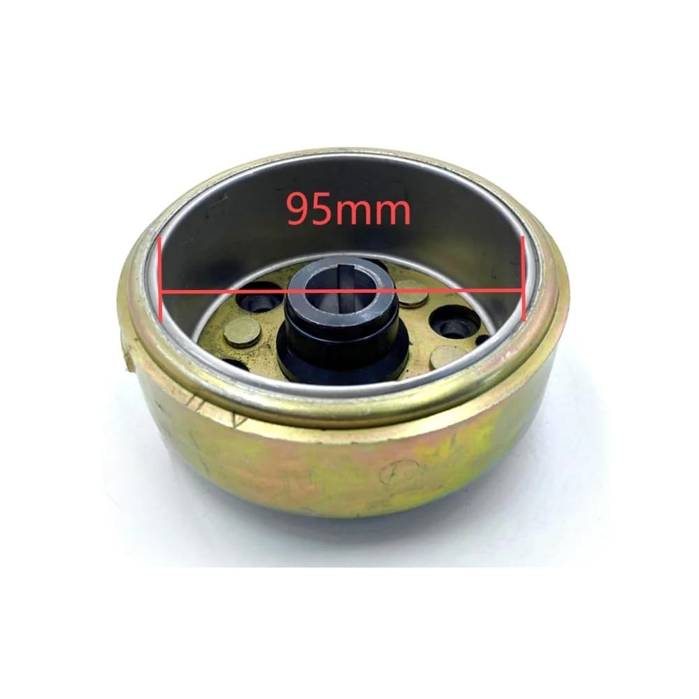 Rotor de generador de Magneto de Volante de inercia de 95 mm de diámetro Interior, Compatible con Linhai 260, 300, 24002, 2.1.01.2021, LU019988, SS 300B