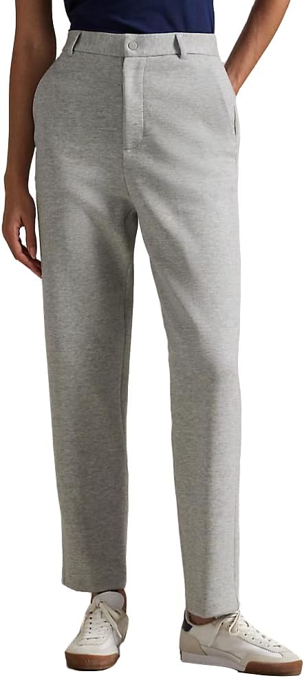RLX Ralph Lauren Golf Women's Double Knit Tech Active Trousers Pants Large L Heather Grey