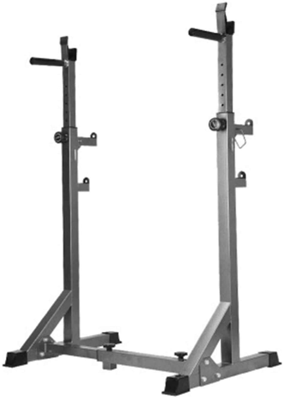 Squat Rack, Multi-Function Barbell Rack Weight Bench Stand Free Press Bench Telaio Regolabile Altezza E Larghezza Home Gym Strength Training Stand Fitness