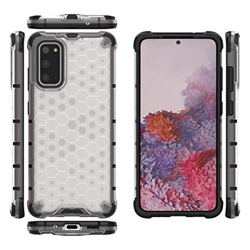 Image of Glasgow Back Case Cover for Samsung Galaxy S20 Shockproof Military Grade Back Cover - Black