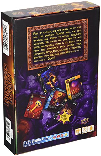 Dungeon Draft Strategy Board Game | Card Drafting Game | Light Strategy | 2-5 Player Card Game | Family Friendly miniatura 2