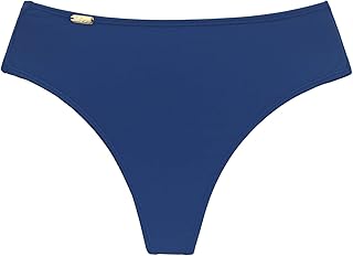 Calcinha de Biquíni Cintura Alta Levanta Bumbum Fio Duplo