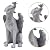 Angel Figurine Memorial Pet Puppy Dog Butterfly Stone Statue with Wings Garden Grave Monument Marker Decor Polyresin Angel Figures Statue Tombstone Sculpture Ornament Loss of Dog Sympathy Gift