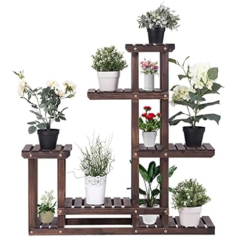Estantería de madera para plantas de 6 pisos Giantex Cover