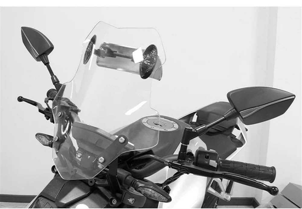 TIMJAN Espejos Laterales para Motocicletas para XL1000 Varadero ABS Motocicleta Espejos Retrovisores Laterales Ajustables(2)