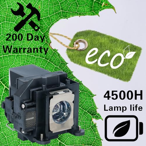 Image of V13H010L57 Replacement Projector Lamp Bulb for Epson ELPLP57 EB-440W EB-450W EB-450Wi EB-460 EB-460i EB-450WiEDU EB-460iEDU EB-460EDU with Housing