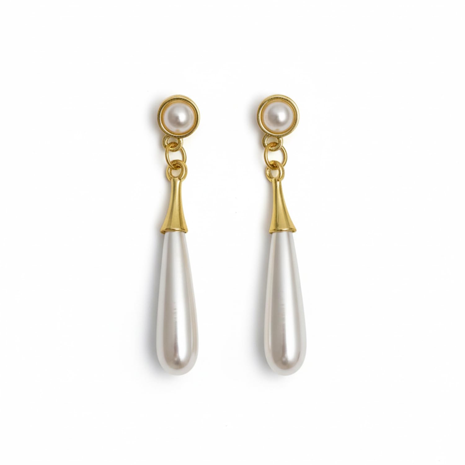 BY EVERSTYLISH Pearl Drop Earrings for Women | Long Statement Earrings for Glam Wear | Trendy Fashion Jewelry-image-11