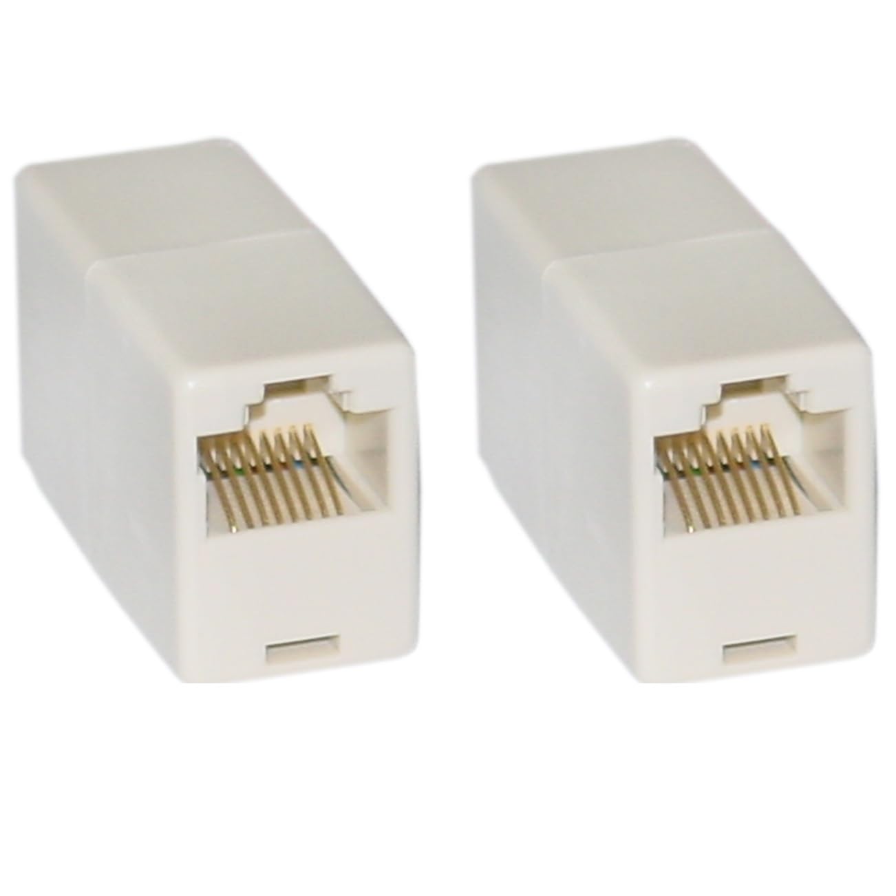 PCCONNECT Coupleur en ligne téléphonique RJ45, 8P8C, (droit)