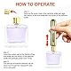Newaner 6 Stück 5ml Parfümzerstäuber, Nachfüllbarer Parfüm Zerstäuber Taschenvernebler, Portable Mini Parfüm-Sprühflasche, Parfümzerstäuber mit Sichtfenster Gut für Spaziergänge, Reisen und Ausgehen