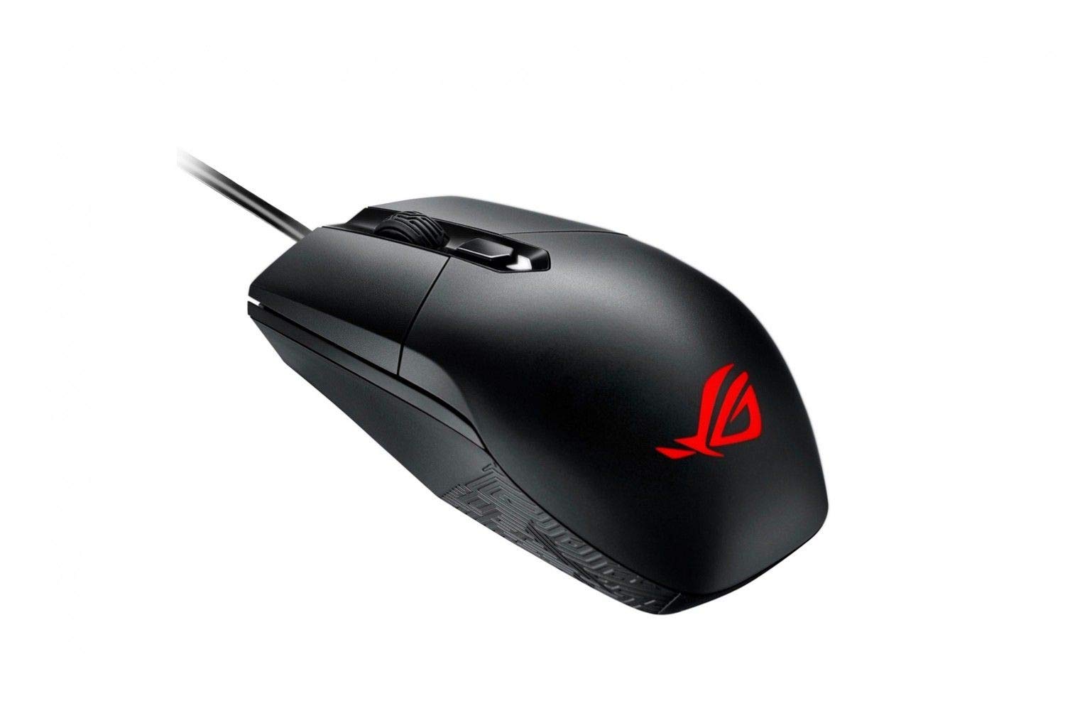 ASUS ROG Strix Impact - Ratón óptico para Juegos MOBA con un diseño ambidiestro Muy Ligero e iluminación Aura Sync RGB
