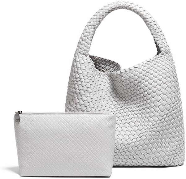 Large capacity handmade woven women's bag hand carry casual versatile underarm bag 1pc