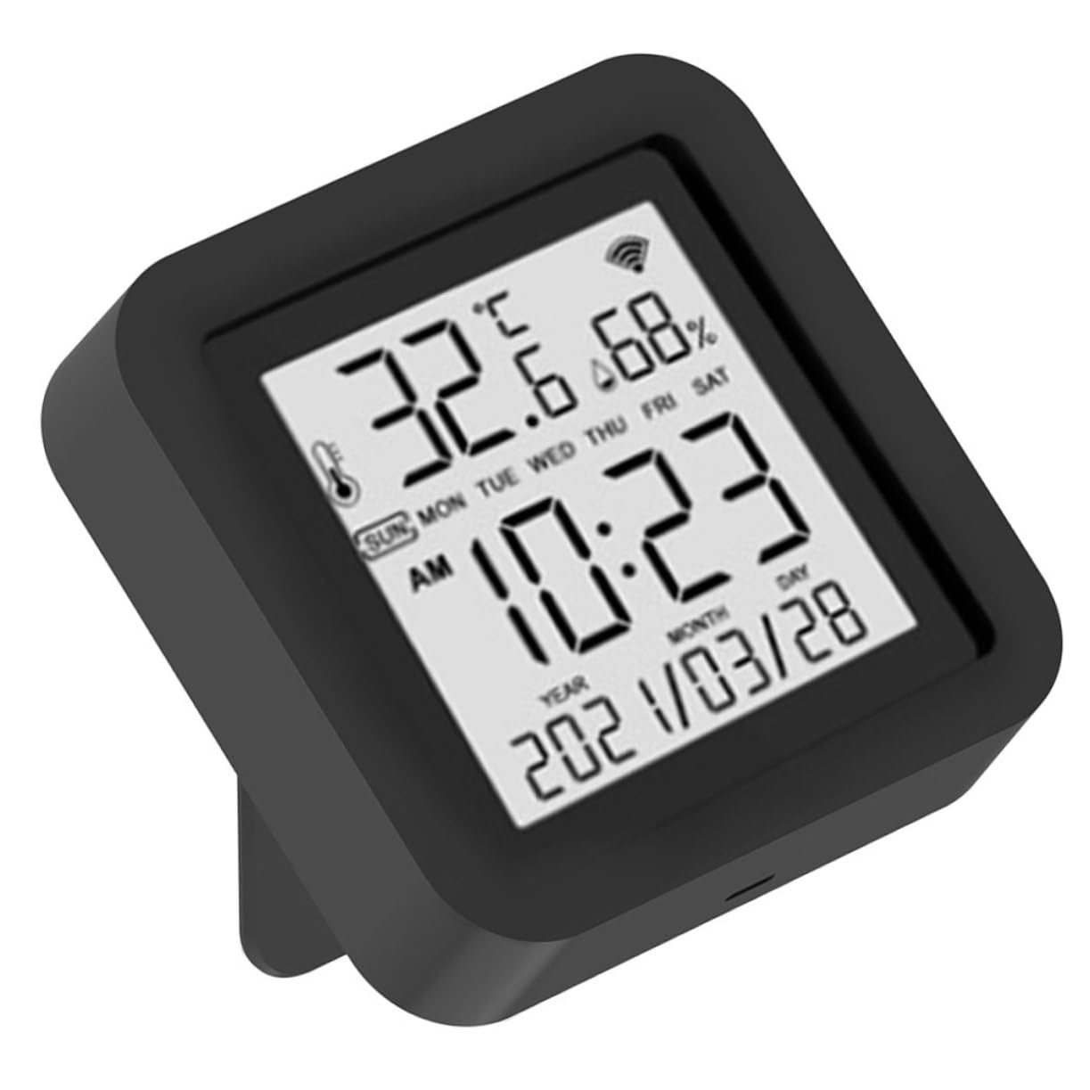VILLCASE Termometro Digitale Lcd Igrometro Misuratore Di Temperatura e Umidità Per Incubatrice Stanza Ospedaliera Design Compatto